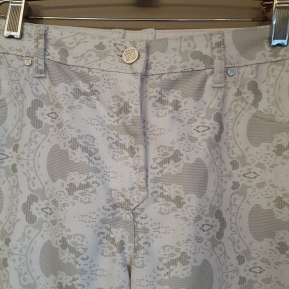 TWO LOOKS 1 PAIR REVERSIBLE High Rise! STRETCH jeans JEGGING-LIKE  SZ 8 euc - Picture 2 of 9